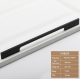 Tay nắm tủ cao cấp sọc rãnh chống trượt  phong cách hiện đại CH8223 Tay nắm tủ cao cấp sọc rãnh chống trượt  phong cách hiện đại CH8223
